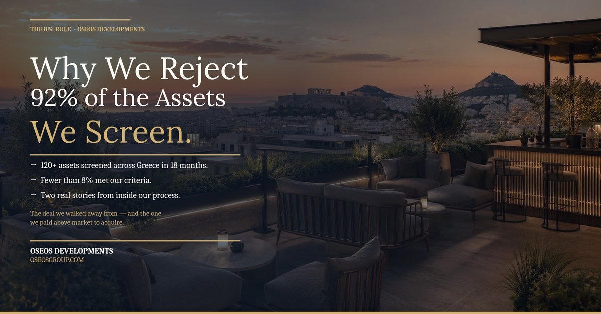 The 8% Rule: Why We Reject 92% of the Assets We Screen